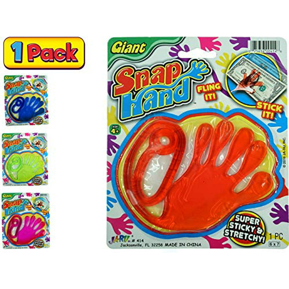 Jaru Jumbo Giant Sticky Hand Stretchy Snap Toys (Pack Of 1) Great ...