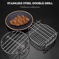 thumbnail image 5 of Multi-Layer Stainless Steel Rack for Air Fryers, Steaming and Cooking Accessory, 5 of 5