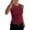 Wine #161, variant on WULMLEO Women's Casual High Neck Top Ribbed Tank Lightweight Summer Tops Army Green M