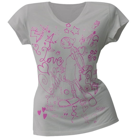 Popeye - Olive Sketch T-Shirt Juniors