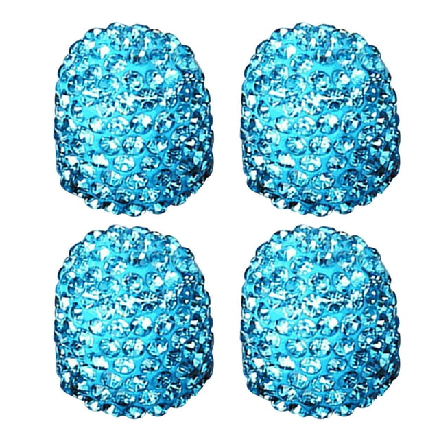 Agiferg Capuchon de Pneu d'Automobile Incrusté de Diamants, Étanche, pour Pneu à Air
