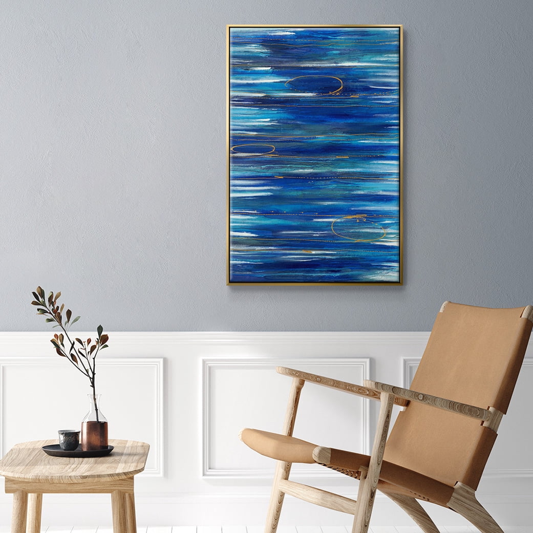 Waterworld Framed Premium Gallery Wrapped Canvas - Ready to Hang
