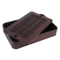 thumbnail image 3 of Tea Board, Walnut Bamboo Tea Serving Tray Drain Tea Tray With Non-Slip Pads For Hotel For Tea Room For Home ANGGREK Otros, 3 of 8