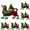 A, variant on Dachshund Christmas Tree Decorations  - Funny Dogs Christmas Tree Hanging Ornaments 2D Acrylic Dog Ornaments