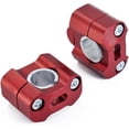 thumbnail image 1 of Red Aluminum Motorcycle Handlebar Riser for CRF300L CRF250L, 22mm 28mm, CNC, Off Road, Adapter, Clamp, 1 of 4