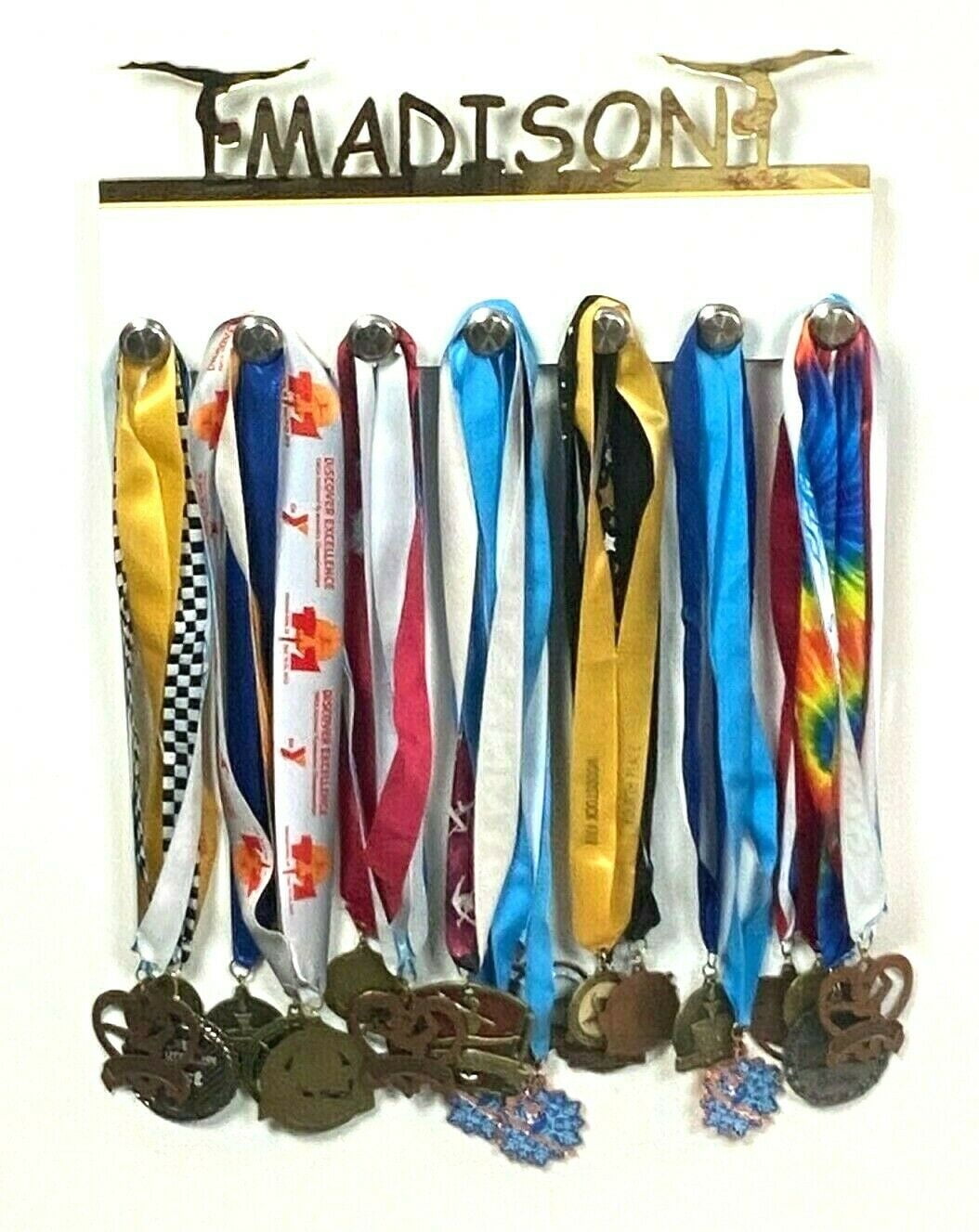 Medal Display Hanger Holder GRAPPLING Black Acrylic with fixings & FREE POST 
