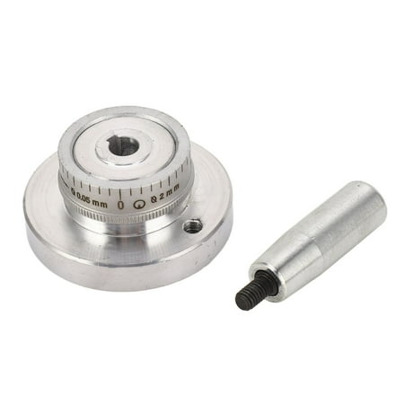 

2024 58mm Machine Tool Handwheel with Handle Aluminum Alloy Hand Wheel Replacement for 0618 CJ18A 7x12 7x14