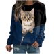 thumbnail image 2 of Pntutb Mujer Camisas Gráfico Impreso Manga Larga Cuello Redondo Sudadera Pullover Tops Cómodos Pntutb Pntutb-5510, 2 of 4