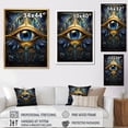thumbnail image 4 of Designart "Eye of Horus Symbols of Mystery" Symbols Wall Art Print, 4 of 5