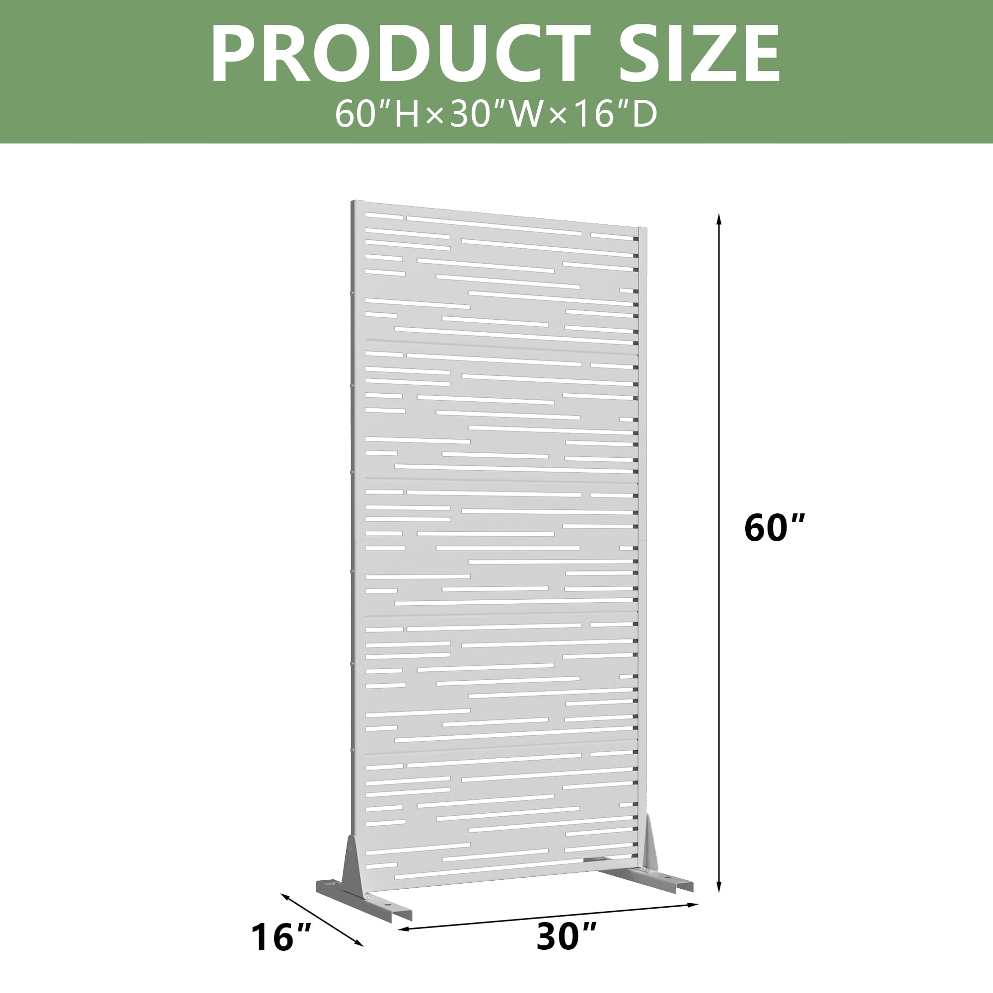 Metal Privacy Screen Panel Pattern