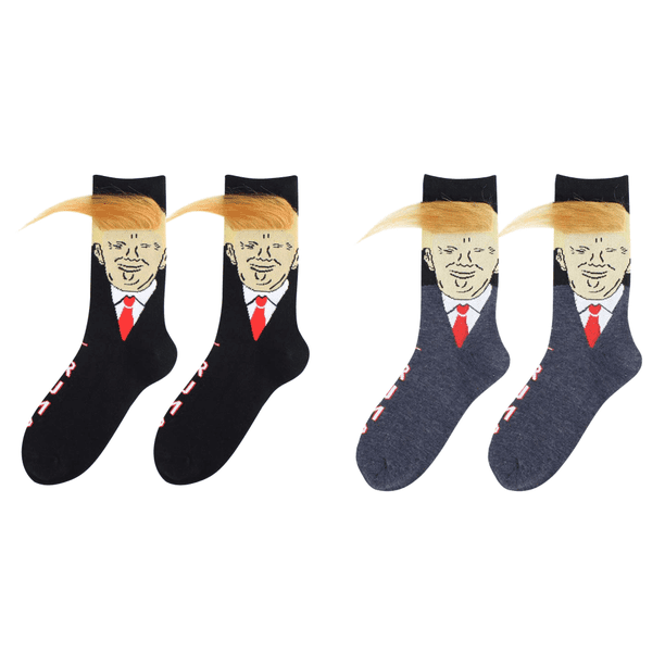 Calcetines Con Pelo Falso 3D para Hombres Y Mujeres () Amarillo