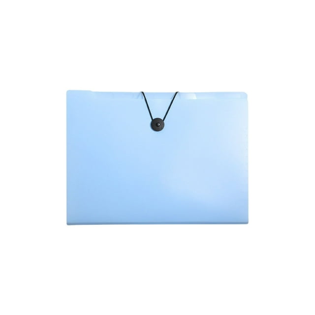 Bolsas de Almacenamiento Grandes Bolsa de Archivo de Acordeón A4 con 8 Compartimentos, Papel de Prueba de Gran Capacidad Y Bolsa de Almacenamiento de Boletos, Carpeta Clasificada de Oficina Transparen
