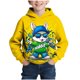 thumbnail image 2 of Sudadera con capucha para niño, para niño, con estampado de Feliz Día de Pascua, color, manga larga, informal, deportiva, con capucha, sudadera con capucha de manga larga, top con inserciones en los h, 2 of 5