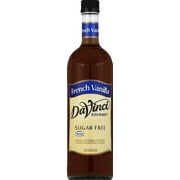 Da Vinci Sugar Free Syrup, French Vanilla, 750 mL (Glass)