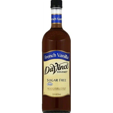 Da Vinci Sugar Free Syrup, French Vanilla, 750 mL (Glass)