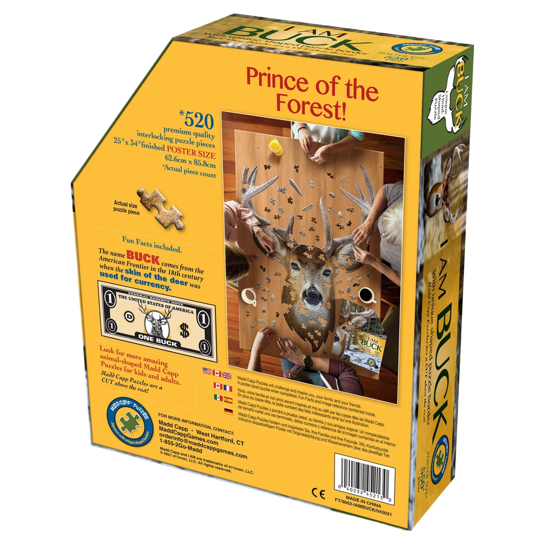 Madd Capp Puzzles - I AM Buck 550 Piece Puzzle