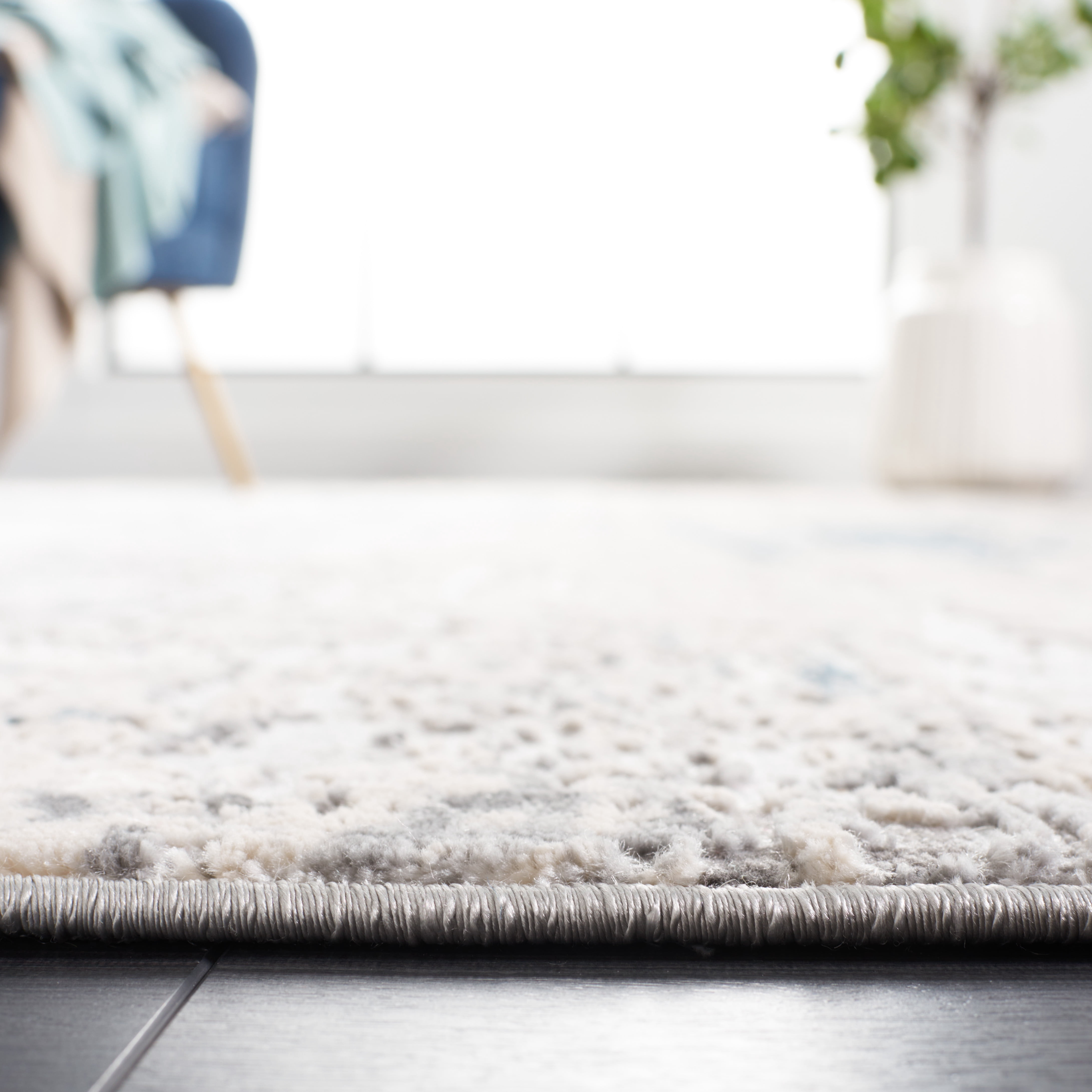 SAFAVIEH Invista Jocelin Abstract Area Rug, Grey/Blue, 9' x 12'
