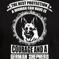 thumbnail image 3 of CafePress - Courage And German Shepherd T Shirt T Shirt - Men's Fitted T-Shirt, 3 of 4