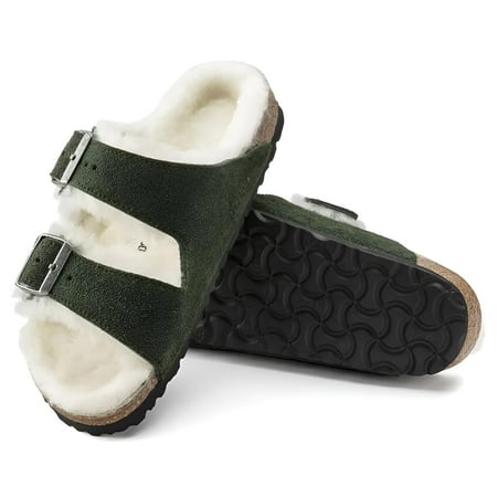 

BIRKENSTOCK Arizona Shearling-Lined Suede Sandals - Cozy Comfort for Warm Winter Days - Multiple Color & Sizes