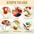 thumbnail image 4 of Knitting Hand Operated Yarn Ball Winder, Swift Convenient Ball Winder, Yarn Roller Machine, 4 of 7