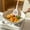 C, variant on Clearance! Bpyeka Kitchen Utensils Set White Wooden Handle Silicone Spatula Spoon Soup Spoon Household Stir Fry Shovel Non Stick Pan Complementary Food Utensil Set Kitchen Appliances