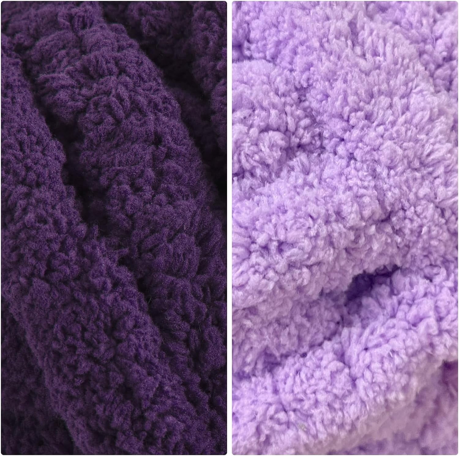 8Pcs Assorted Chunky Yarn for Crocheting,Super Bulky Large Soft Fluffy Yarn,Plush Fuzzy Yarn,Thick Chenille Yarn for Hand Knitting/Arm Knitting(27yds,8 oz Each Skein)