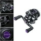 thumbnail image 5 of Carrete Baitcasting, Baitcaster - Sistema de Freno Magnético Sin Costuras, Relación de Transmisión 7.2: 1, Rodamientos de Bolas de - Zurdo Sunnimix carrete de baitcasting, 5 of 8