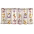 thumbnail image 7 of Yayeee Kitchen Curtains Tier Set of 2 Light Filtering 57"x24" Over Sink Window Panels, Purple Jam Jars, 7 of 7