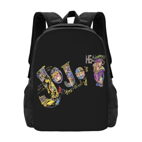Jojo'S Bizarre Adventure Backpack Fashion Travel Backpack Laptop Backpack 16ch Simple And Large Capacity