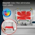 thumbnail image 5 of iTouchless SoftStep 13.2 Gal Kitchen Trash Can with Odor Filter, Dent-Proof White Plastic, 5 of 7