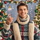 thumbnail image 5 of RKSTN christmas deals Christmas Decoration Christmas Candle Night Lights Christmas Romantic Candlelight Dinner Ornament Tabletop Star Lights Desktop Gifts Liquid capacity (100ml), 5 of 6