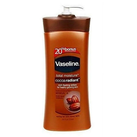 Vaseline Lotion Total Moisture, Cocoa Radiant. 24.5 Fl Oz