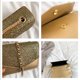 thumbnail image 4 of Bolso de mano para mujer Borla de cadena de PU de gran capacidad para viajes de oficina (Oro), 4 of 8
