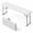 White, variant on XYGOO 6 FT Narrow Folding Table, Half‑Fold Tabletop, Premium HDPE & Sturdy Metal Frame, Ideal for Buffet, Seminar, Party, Training, Home Office, Black