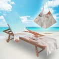 thumbnail image 7 of Blueek Beach Chair Cover 29x83in with Side Pockets Soft Microfiber Towel Portable Lounge Chair Cover for Outdoor Beach and Pool Use(B), 7 of 7