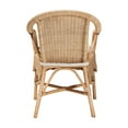 thumbnail image 4 of bali & pari Reinu Natural Rattan Dining Chair, 4 of 10