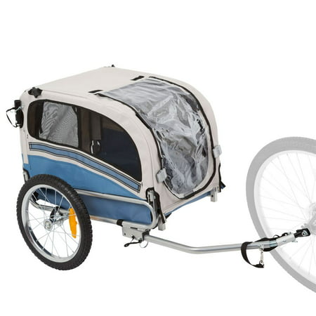2-in-1 Small Dog Bicycle Trailer and Jogging