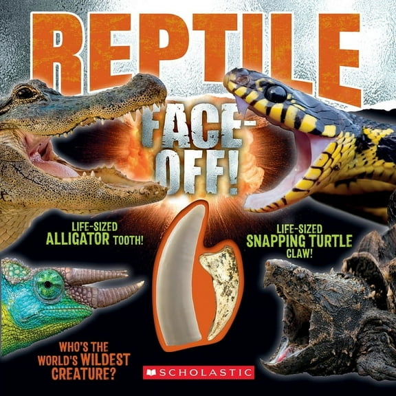 Reptile Face-Off!, (Hardcover)