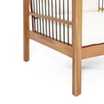 thumbnail image 5 of GDF Studio Sagewood Outdoor Acacia Wood Club Chairs with Cushions, Set of 2, Teak and Beige, 5 of 5