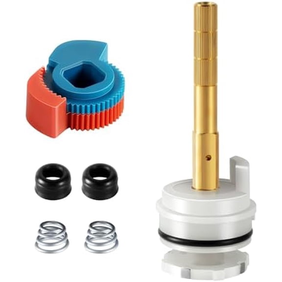 DA603567 Round Stem Washerless Cartridge Compatible with Danze DA603567 Shower Cartridge, for Glacier Bay Single Handle Tub/Shower Faucets, with Temperature Limiting Stops