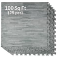 thumbnail image 4 of Home Aesthetics 100 Sq. Ft  3/8 Inch Thick Interlocking Foam Mats Flooring, Sea, 4 of 9