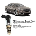 thumbnail image 3 of Electronic Control Valve AC Compressor, Compressor Pressure Valve Precise Control Easy To Install  for XTS 3.6 Liter Engine, 3 of 7