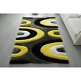 thumbnail image 3 of MDA Rug Imports Mateos Shag Yellow/Grey Contemporary Area Rug 2'3" x 8' 8' Runner Rectangle, 3 of 5