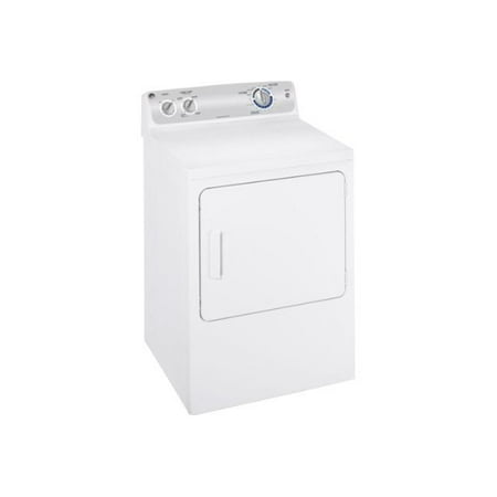 GE GTDP300EMWS - Dryer - width: 27 in - depth: 28.3 in - height: 42 in - front loading - white on white