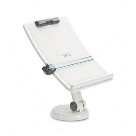 Safco 2208 Ergo-Comfort Glare-Free Desktop Copyholder- Plastic- Light Gray