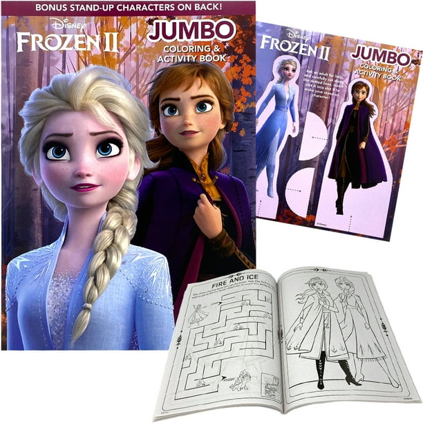 Download Disney Frozen Coloring Book Activity Game Books Elsa Anna Perforated Eco Friendly Paper Walmart Com Walmart Com