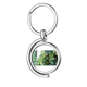 thumbnail image 1 of Lotus Lago piscina Rotating keychain Metal Keyring Holder, 1 of 2