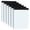 6 Pack, variant on Graph Paper 8.5 X 11, 3 Pack, 4x4 Quad Ruled, Grid Paper Pad 8-1/2" X 11.75", Grid Pad 8.5 X 11.75, Engineering Notebook, Easy Tears Off, White 70 Gsm Graft Paper