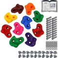 thumbnail image 1 of Presas de escalada para niños, (color aleatorio), capacidad de carga hasta 200 kg, herrajes de fijación incluidos, varios colores, color: colores mezclados, unidad de paquete: 10 piezas, 1 of 5