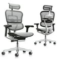 thumbnail image 4 of Ergohuman High Back Executive Chair with Headrest, Grey Mesh Seat & Back, 4 of 4